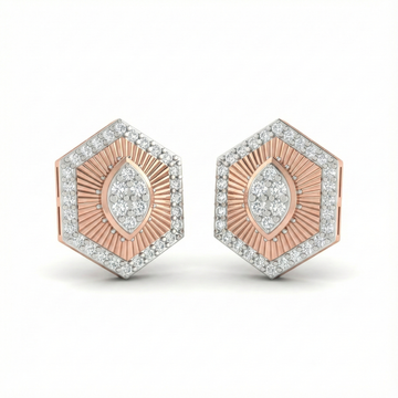 Hexa Radiant Evil-Eye Inspired Diamond Earrings