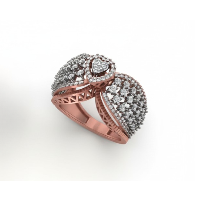 Grand Diamond Dome Designer Ring