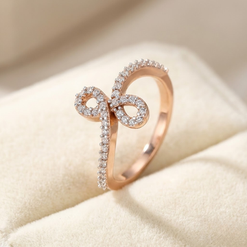 Infinity Loop Diamond Ring