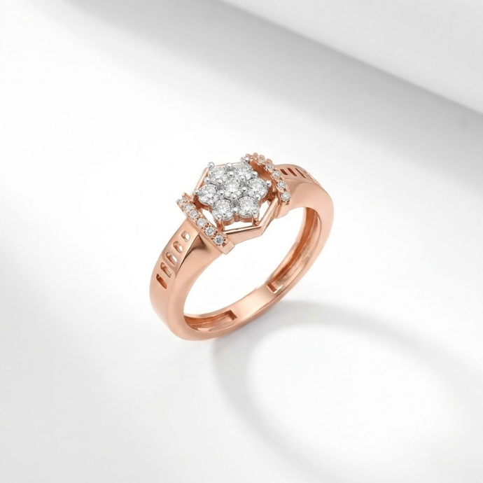Stellar Hex Diamond Vanguard Men's Ring