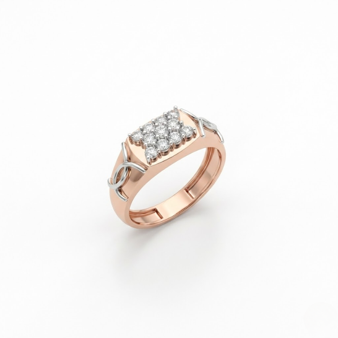 Infinity Loop Diamond Dominion Men's Ring