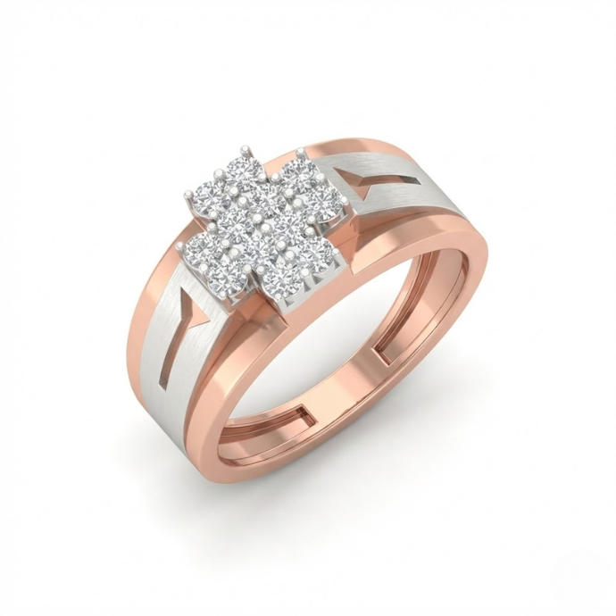 Crossfire Diamond Imperial Men's Ring