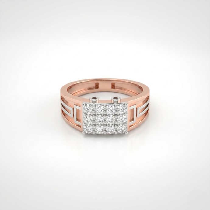 Grand Greek Diamond Legacy Men's Ring