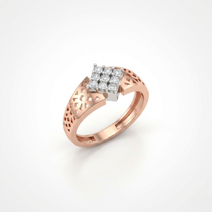 Radiant Kite Diamond Vanguard Men's Ring