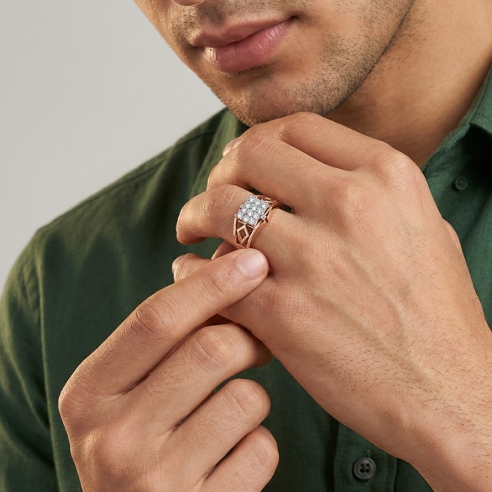 Royal Prism Diamond Citadel Men's Ring