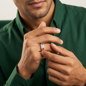 Infinity Loop Diamond Dominion Men's Ring