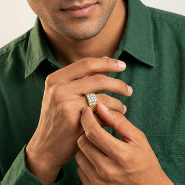 Aurelia Quad Diamond Emperor Men's Ring
