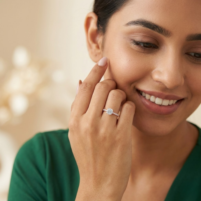 Solitaire Diamond Classic Elegance Ring