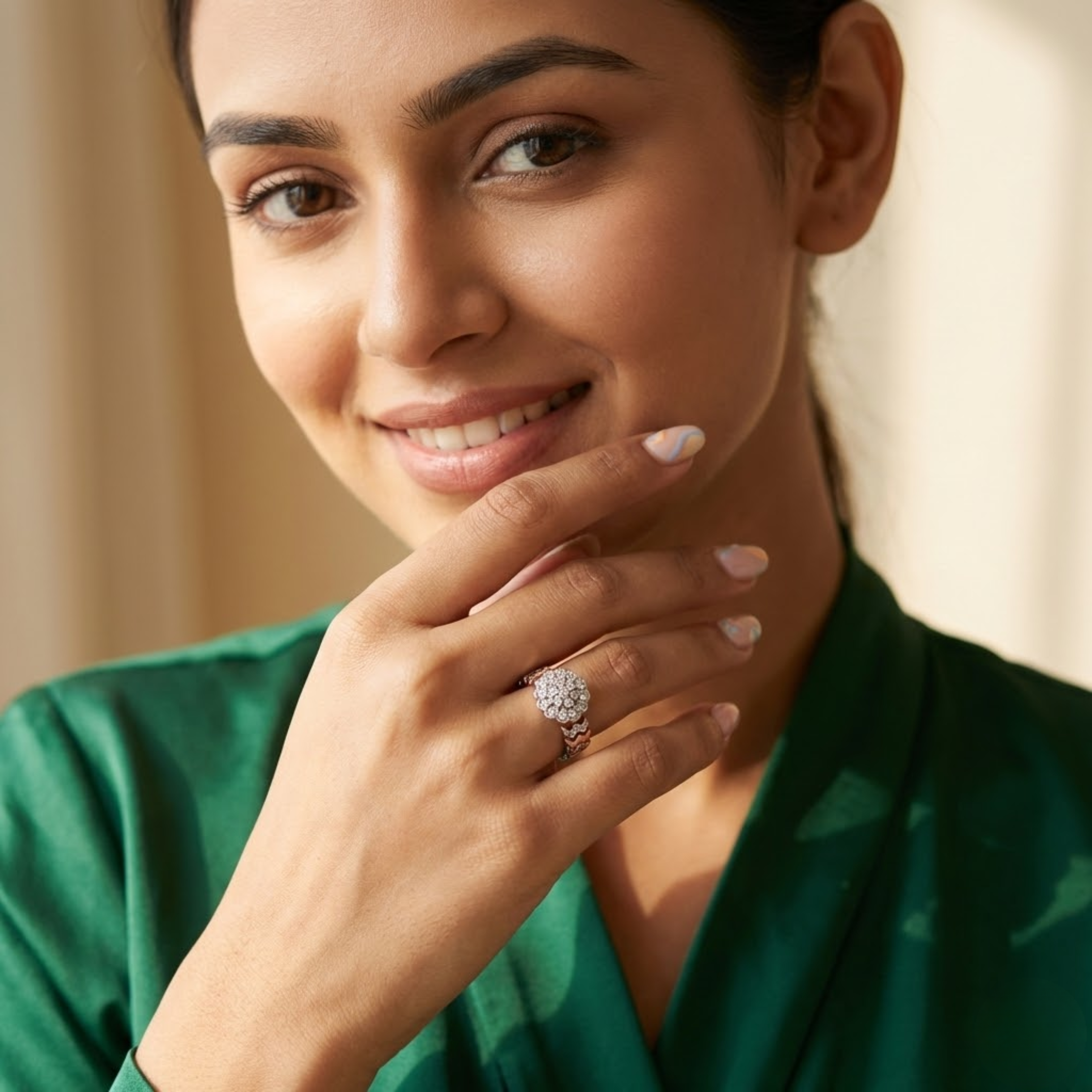 The Fleur Eternelle Diamond Ring