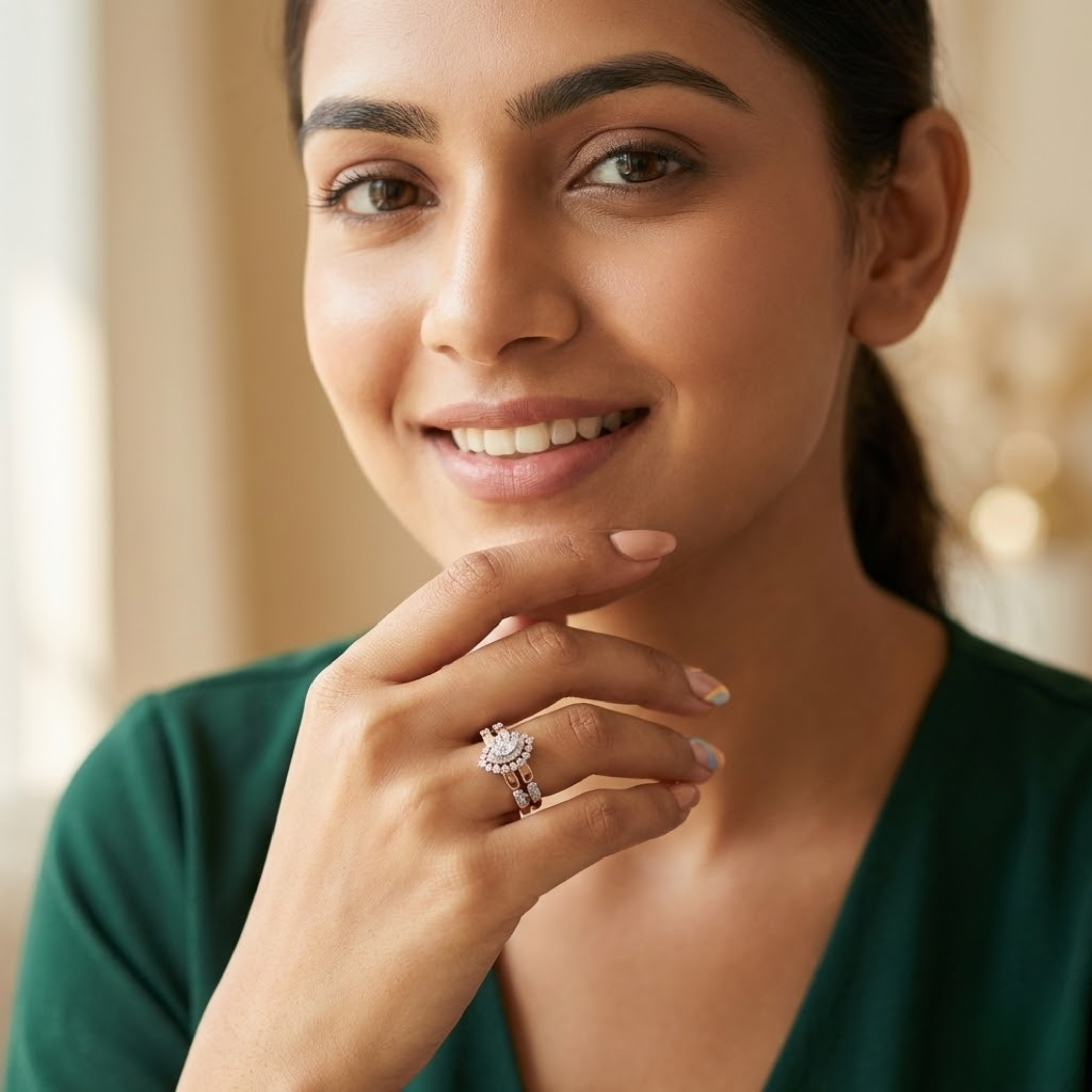 The Navette Royale Diamond Ring