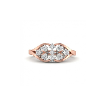 Petite Branch Cluster Diamond Ring