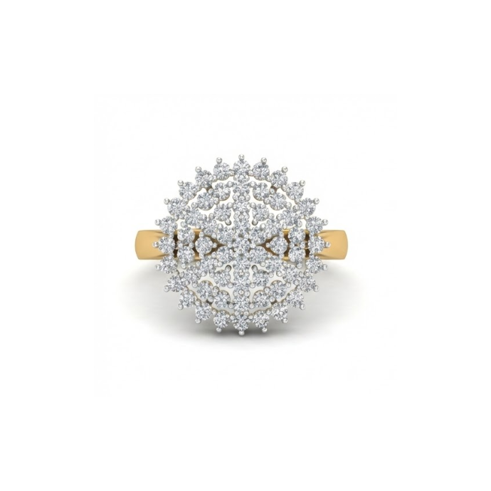 Grand Cluster Dome Diamond Ring