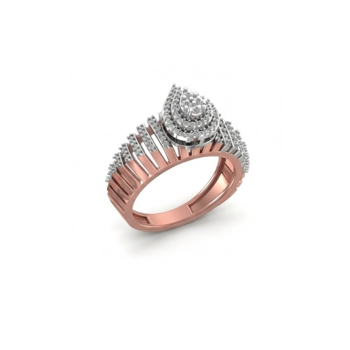 The Seraphine Teardrop Diamond Ring