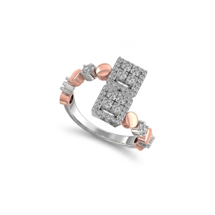 The Duetto Imperial Diamond Ring