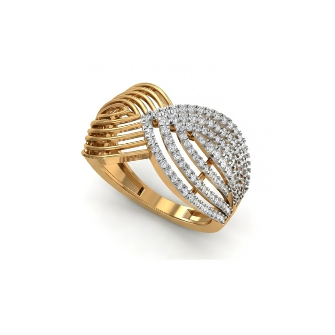 Designer Dual-Wing Diamond Elegance Ring
