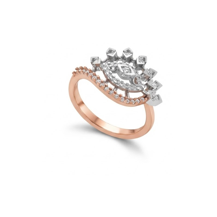 Marquise Halo Art Diamond Ring