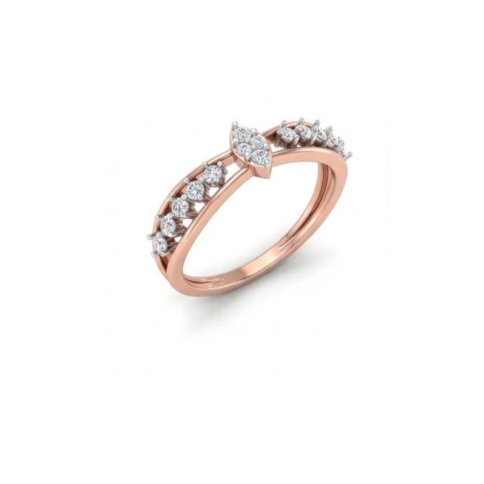 Marquise Cluster Bow Diamond Ring