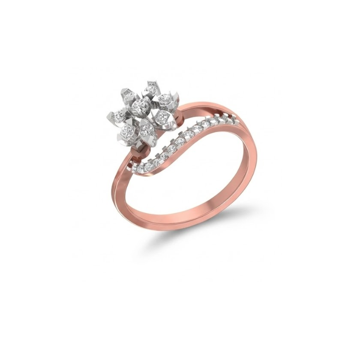 Floral Bloom Diamond Ring