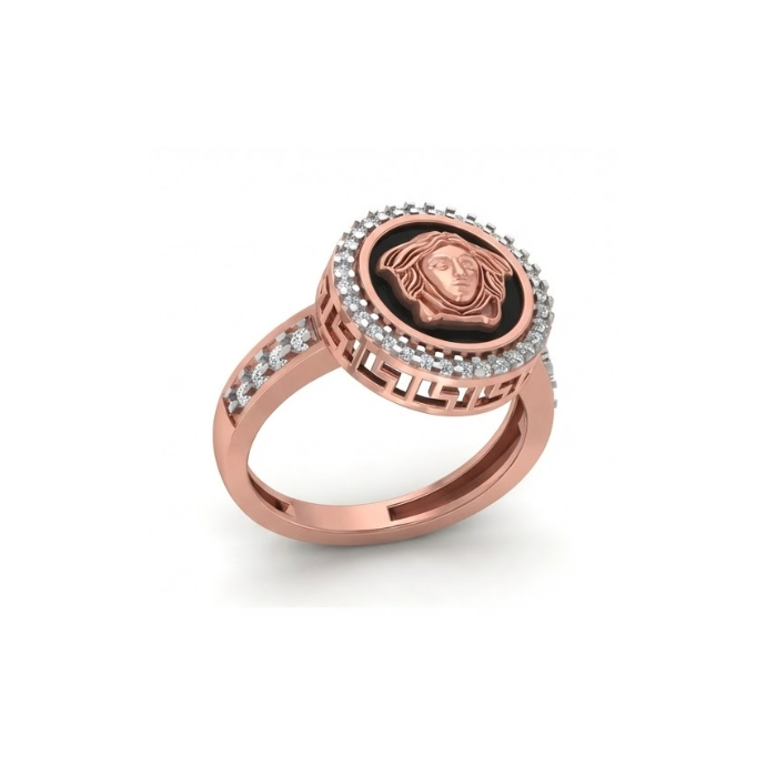 Designer Medallion Diamond Ring