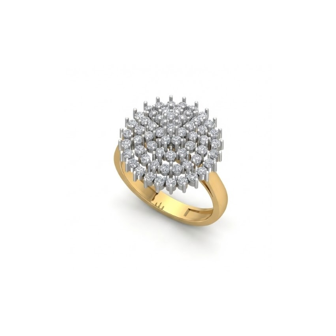 Grand Cluster Dome Diamond Ring