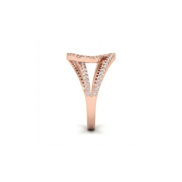 Multi-Layered Openwork Diamond Ring