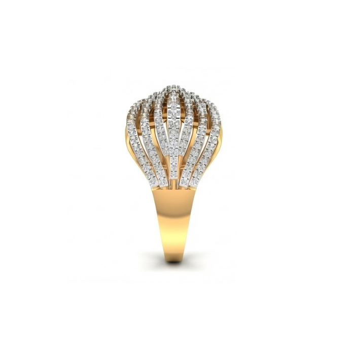 Designer Dual-Wing Diamond Elegance Ring
