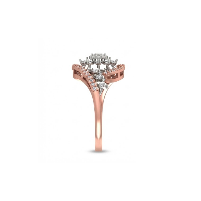 Designer Radiant Bloom Diamond Ring