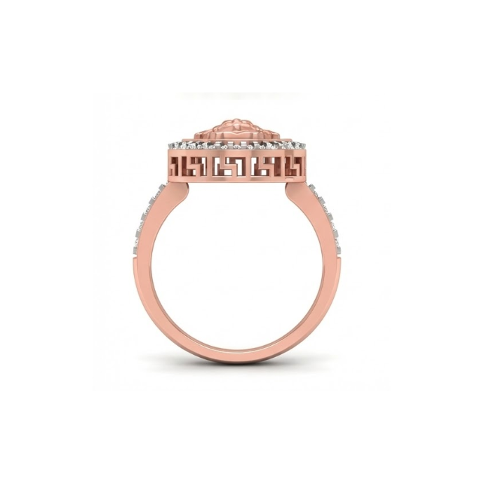 Designer Medallion Diamond Ring
