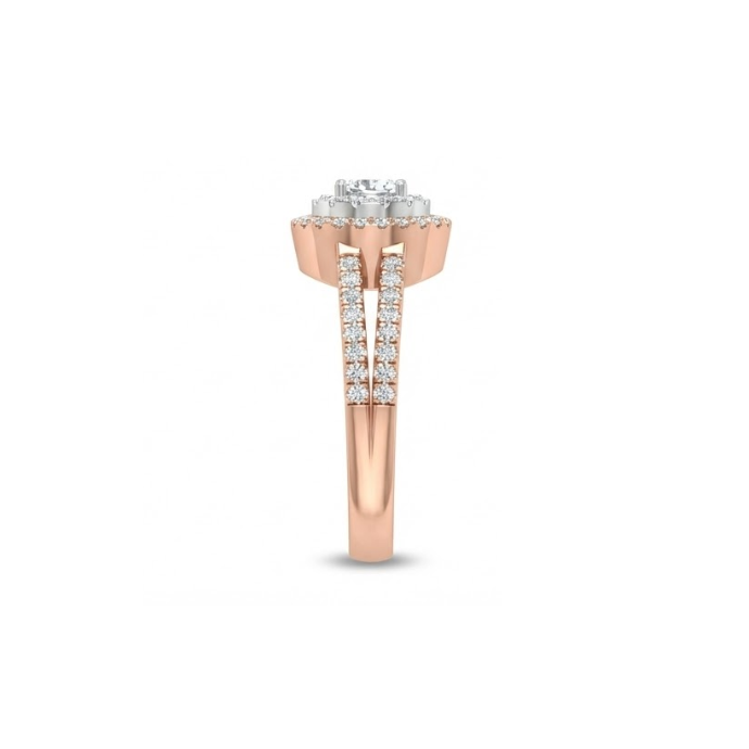 Double Halo Round Cluster Diamond Ring