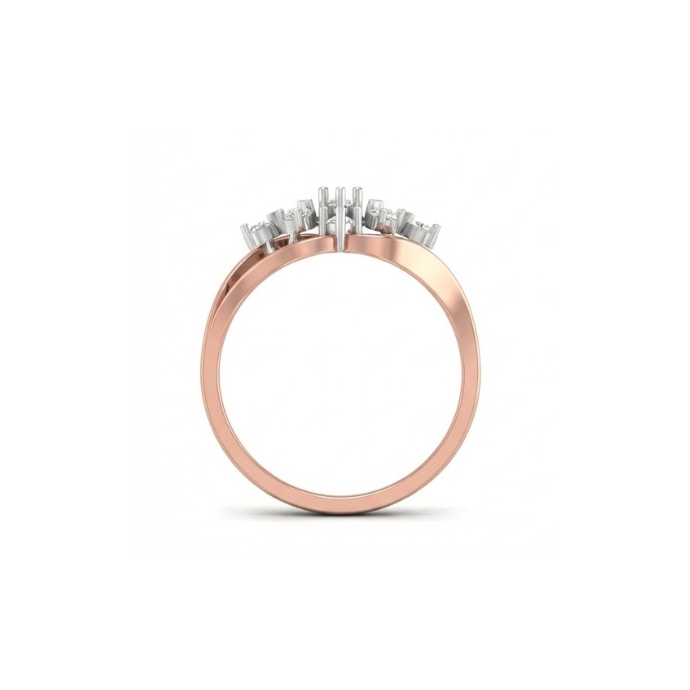 Petite Branch Cluster Diamond Ring
