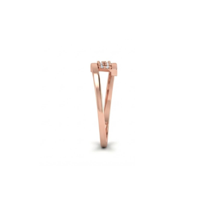 Sleek Twin-Row Diamond Band Ring