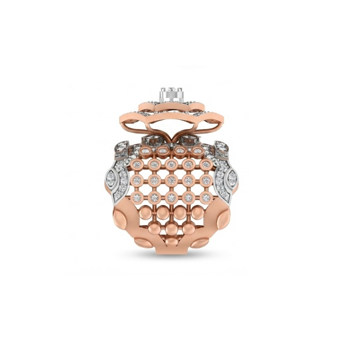 Grand Hexagon Dome Diamond Ring