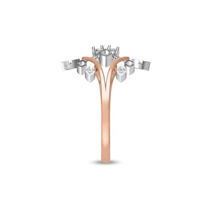 Designer Marquise Cluster Diamond Ring