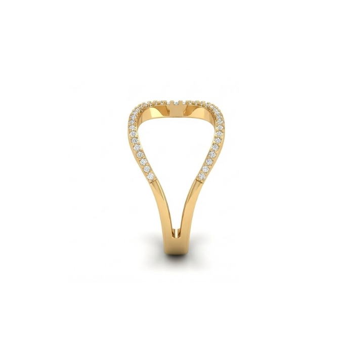 Elegant Infinity Bow Diamond Ring