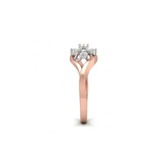 Petite Branch Cluster Diamond Ring