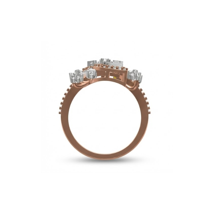 Floral Marquise Cluster Diamond Ring