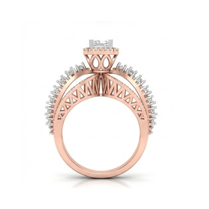 Royal Crown Cluster Diamond Ring