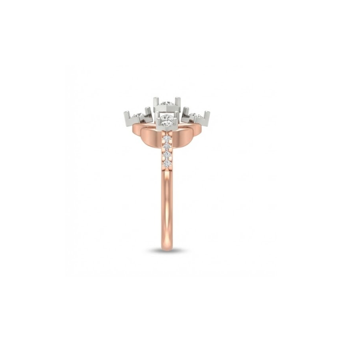 Designer Interlinked Diamond Ring