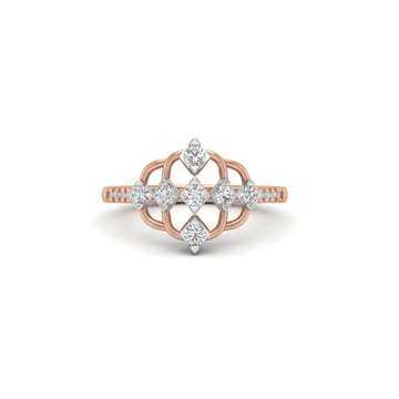 Designer Interlinked Diamond Ring