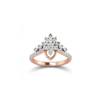 Floral Crown Inspired Diamond Ring