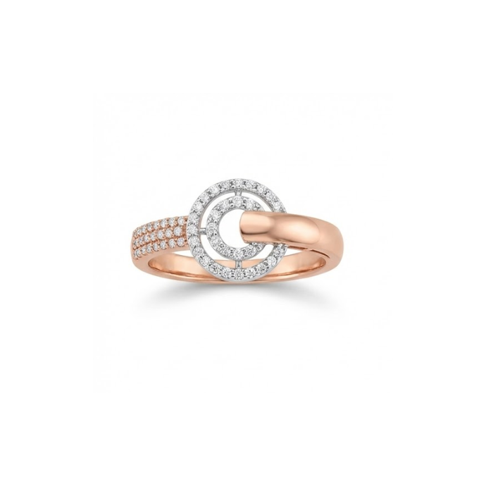 Dual Halo Modern Diamond Ring