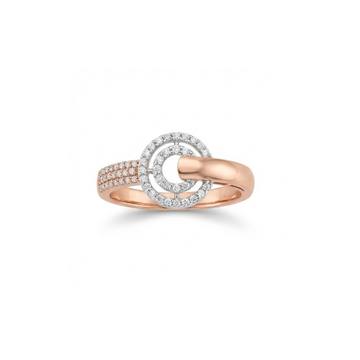 Dual Halo Modern Diamond Ring