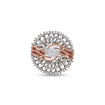 Grand Marquise Wave Diamond Ring