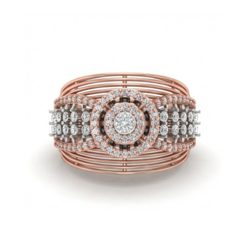 Grand Multi-Layer Dome Diamond Ring