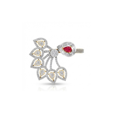 Grand Floral Ruby & Diamond Statement Ring