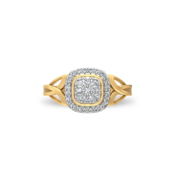 Elegant Cushion Halo Diamond Ring
