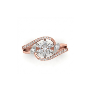 Grand Floral Cluster Diamond Ring