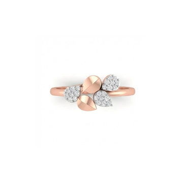 Petite Floral Diamond Accent Ring