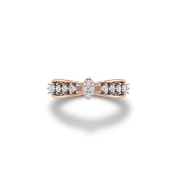 Marquise Cluster Bow Diamond Ring