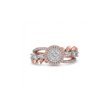 The Aurelia Halo Diamond Ring
